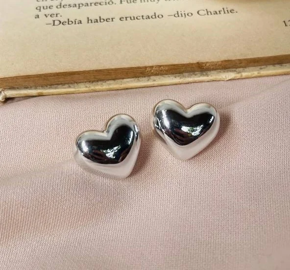 TOPOS CORAZÓN SILVER