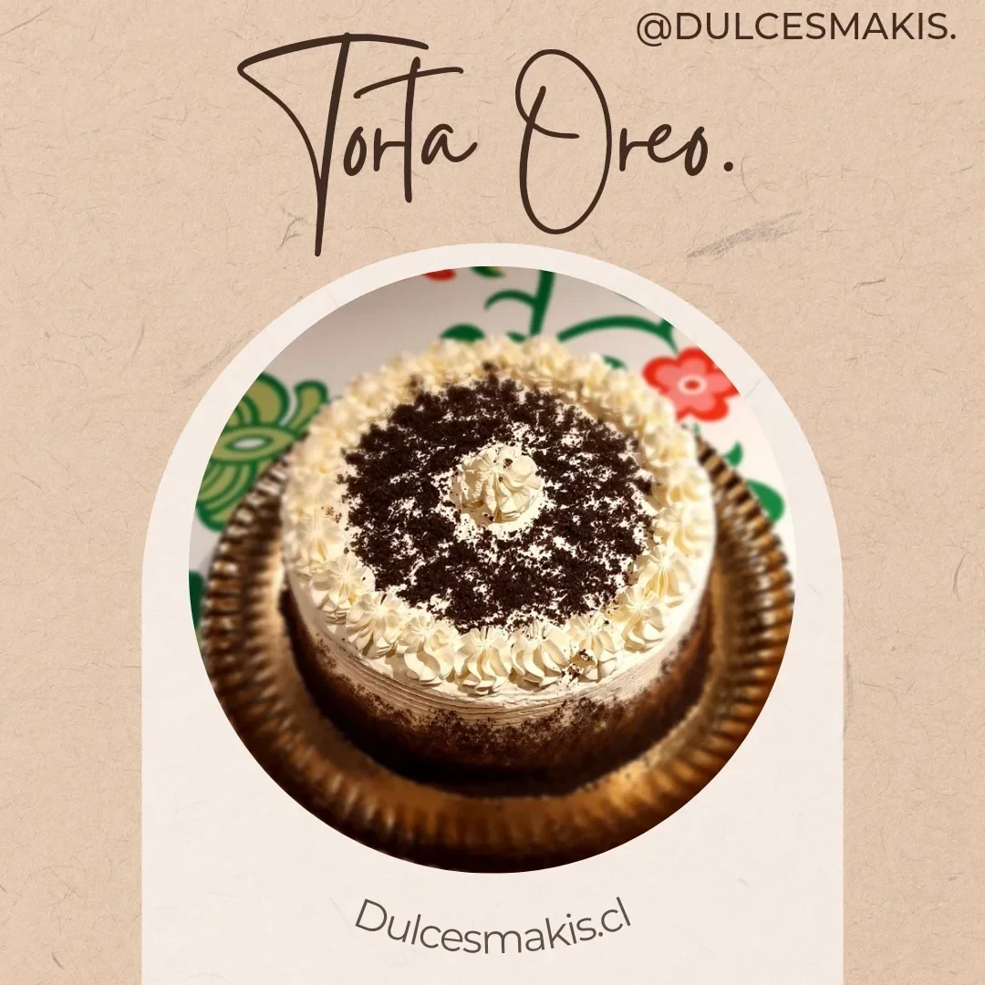 Torta Oreo. 20 Personas.