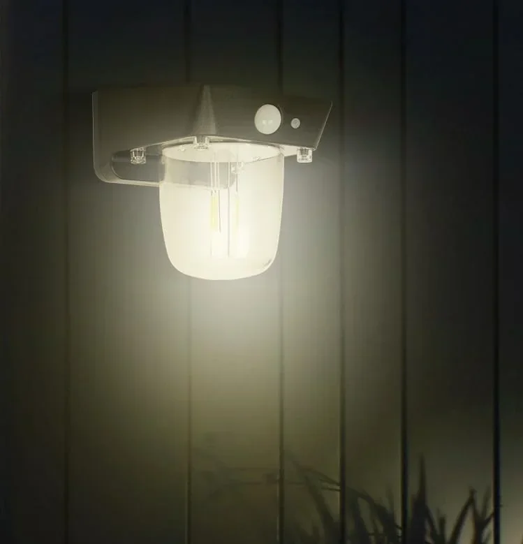 APLQUE LED PARED SOLAR LUZ CALIDA 3000K 6