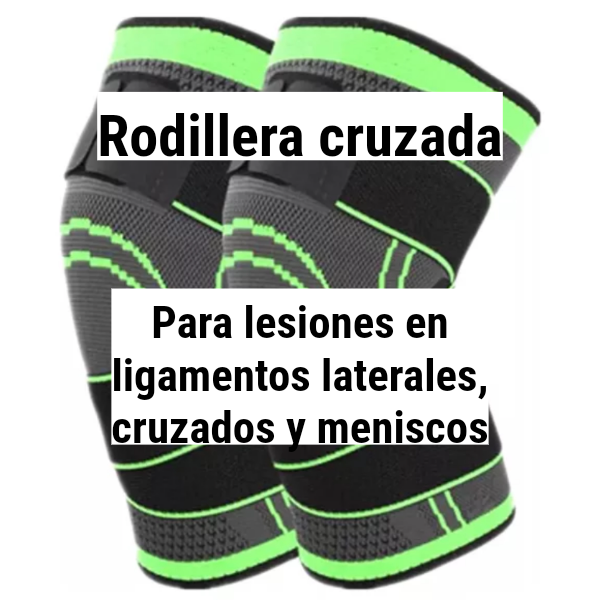 Rodillera cruzada
