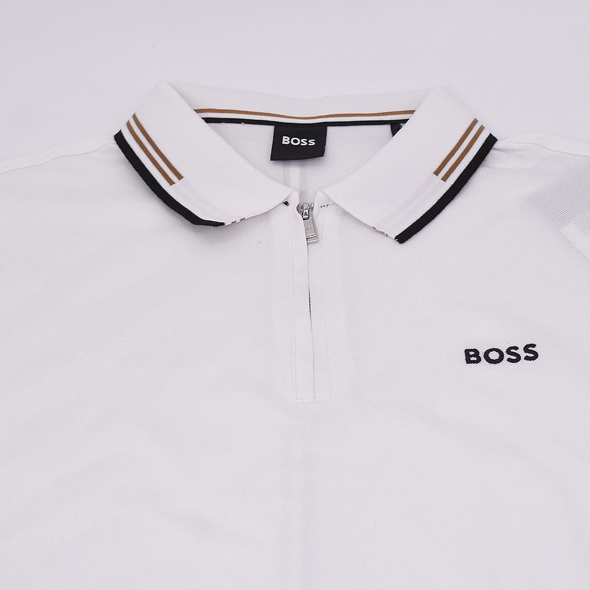 Playera Polo Boss Blanca 7