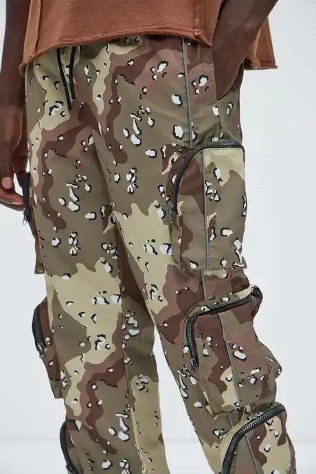Cargo Slim Nylon Pants - L 2