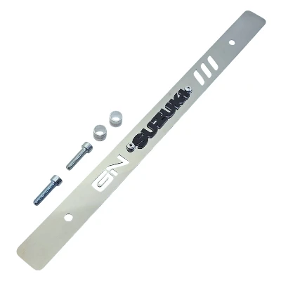 GN 125 Lujo P. de cadena acero cromado logo 3d negro ML