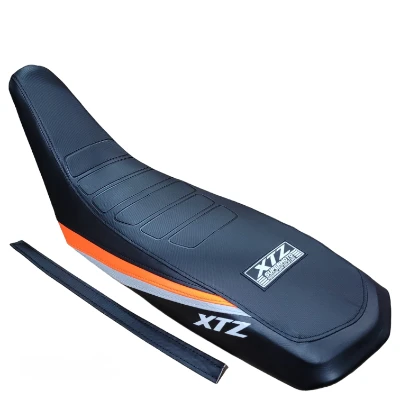 TP XTZ 125 Forro Tapizado cold line negro / naranja / gris negro DW