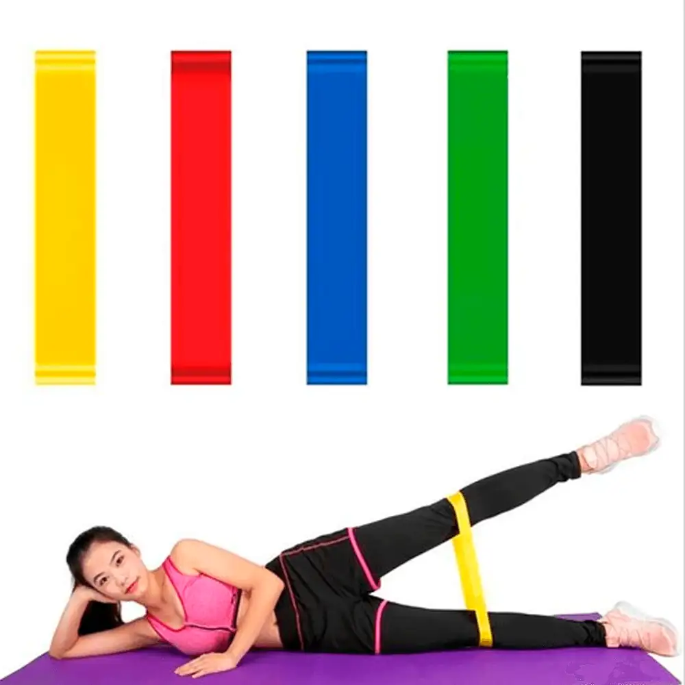 KIT 5 BANDAS DE RESISTENCIA FITNESS  2