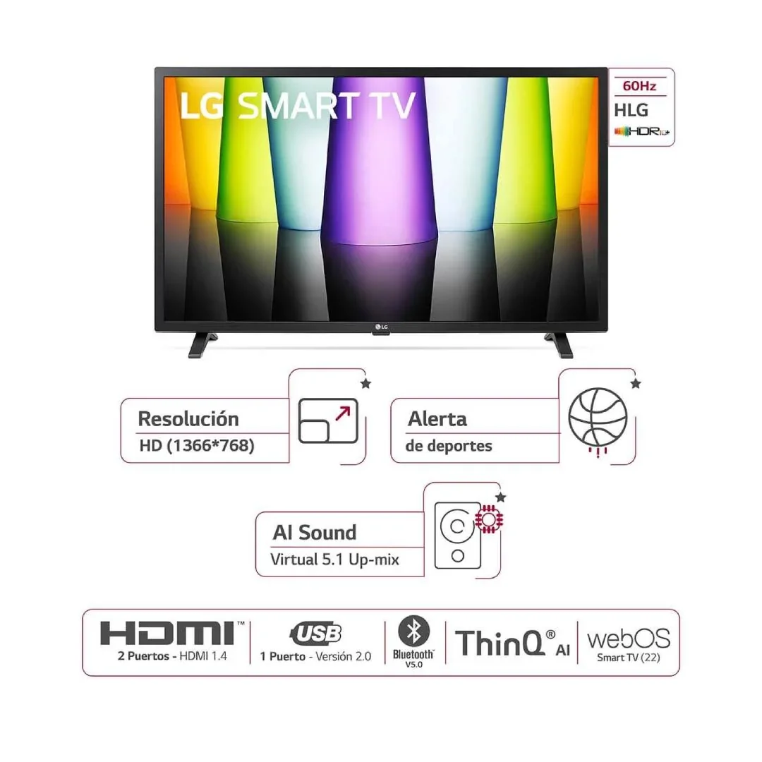 Televisor Lg Smart tv Ai 32 Pulgadas  2