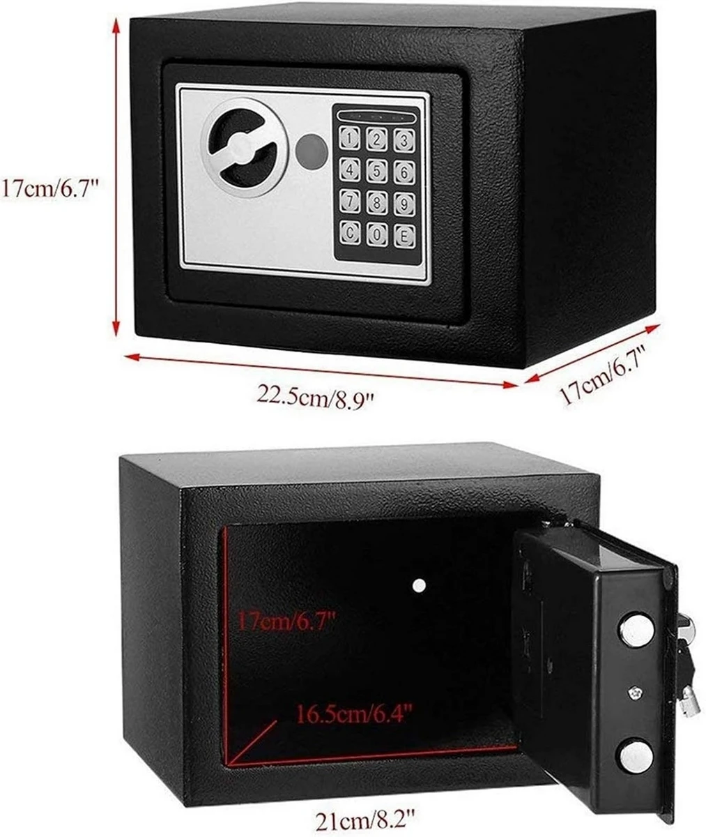 Caja Fuerte Digital Teclado con Anclaje  3