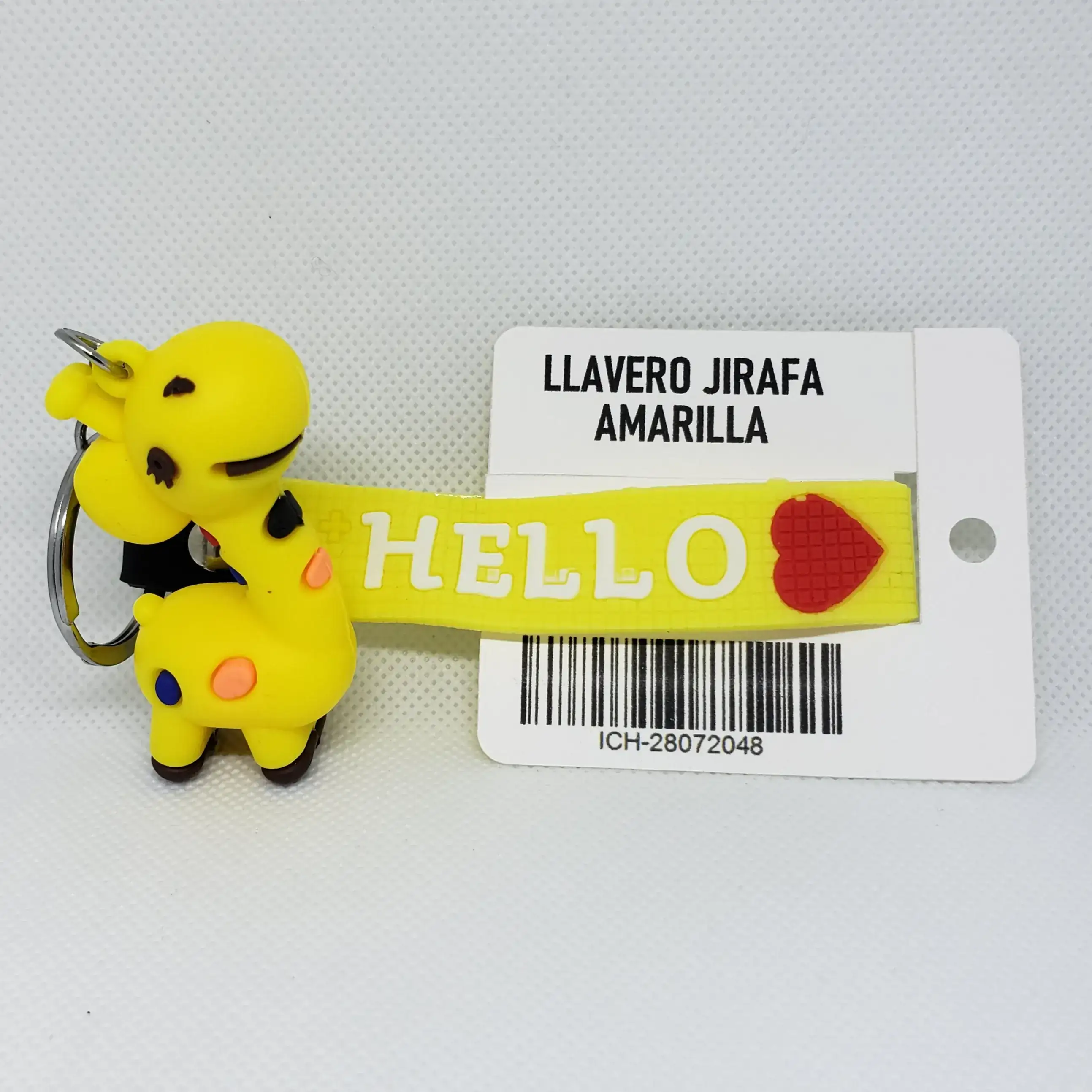 Llavero Jirafa amarilla