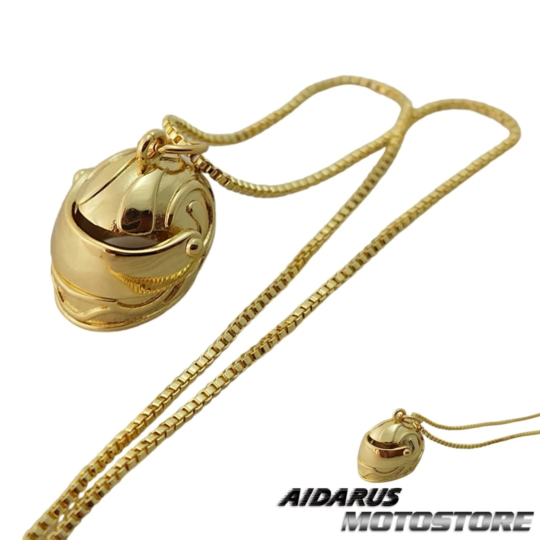 COLLAR DORADO TIPO CASCO 