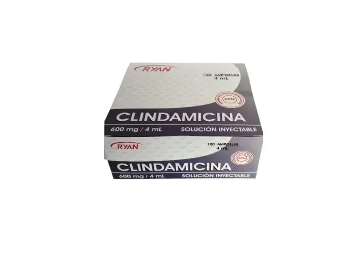 CLINDAMICINA AMP 600 MG X 100 AMP RYAN