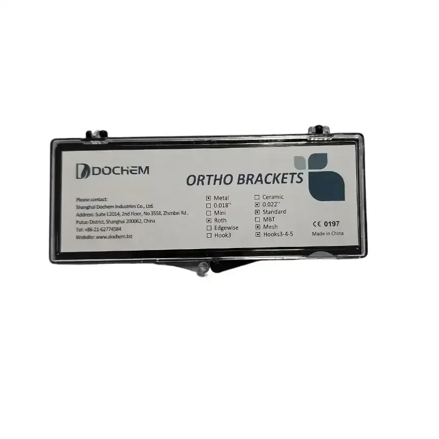 BRACKETS METÁLICOS ROTH 0.022" C/HOOK DOCHEM 2