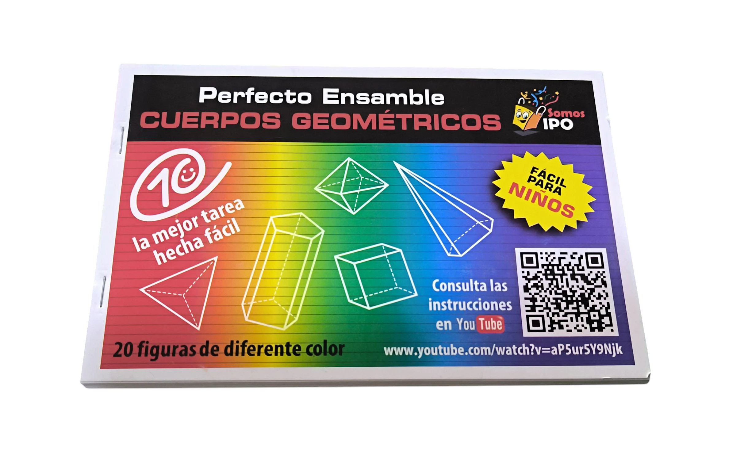 ALBUM DE CUERPOS GEOMETRICOS 20 PZAS.