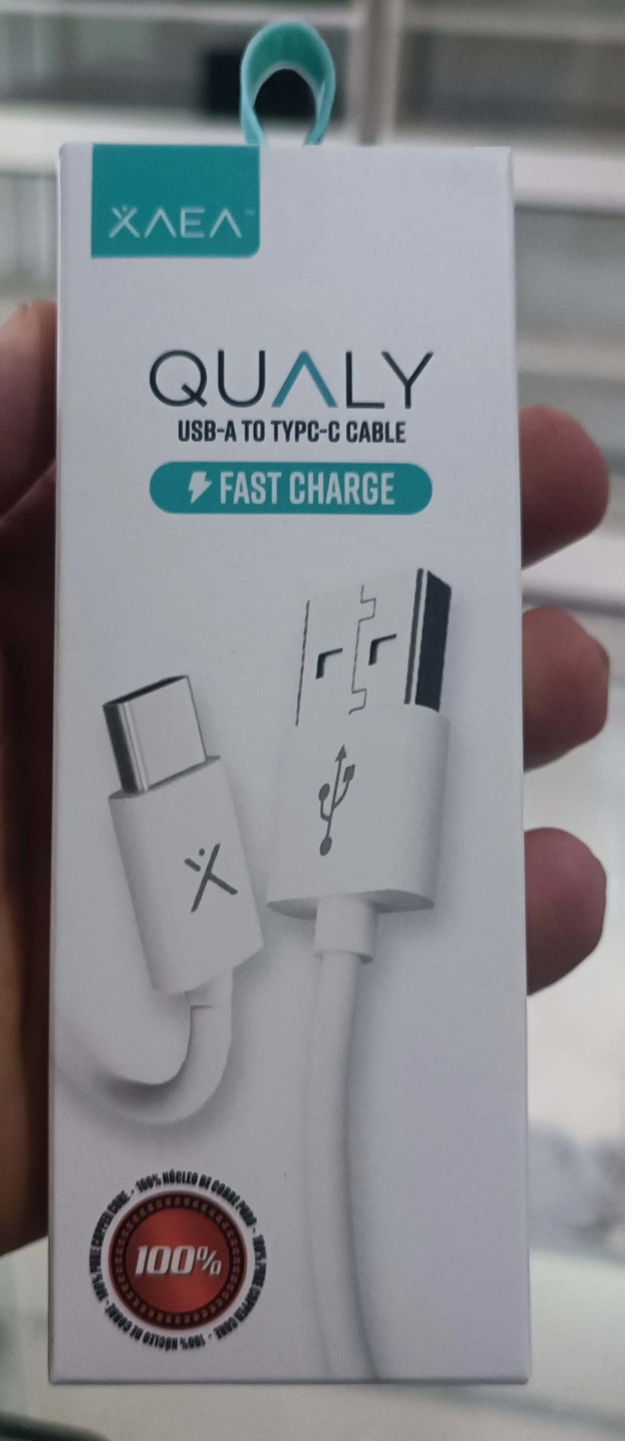 Cable Xaea Qualy Tipo C carga rapida 