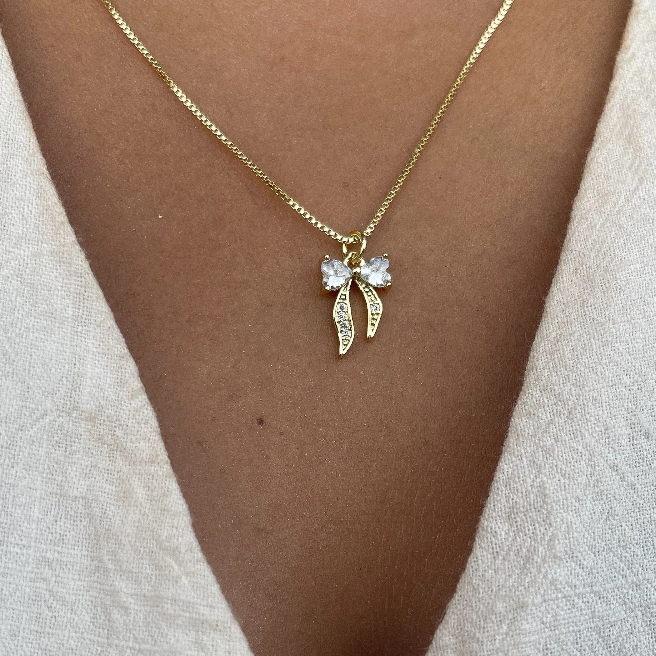 Cadena coquette brillante 