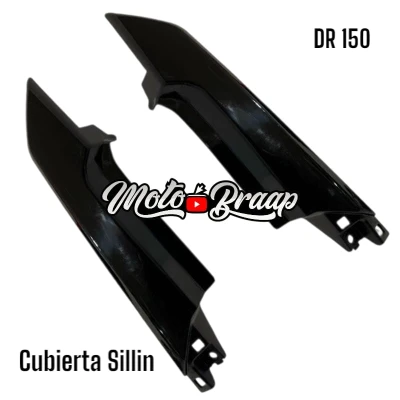 PL DR 150 Cubierta de sillin negra (par) IMCUS120 OKL