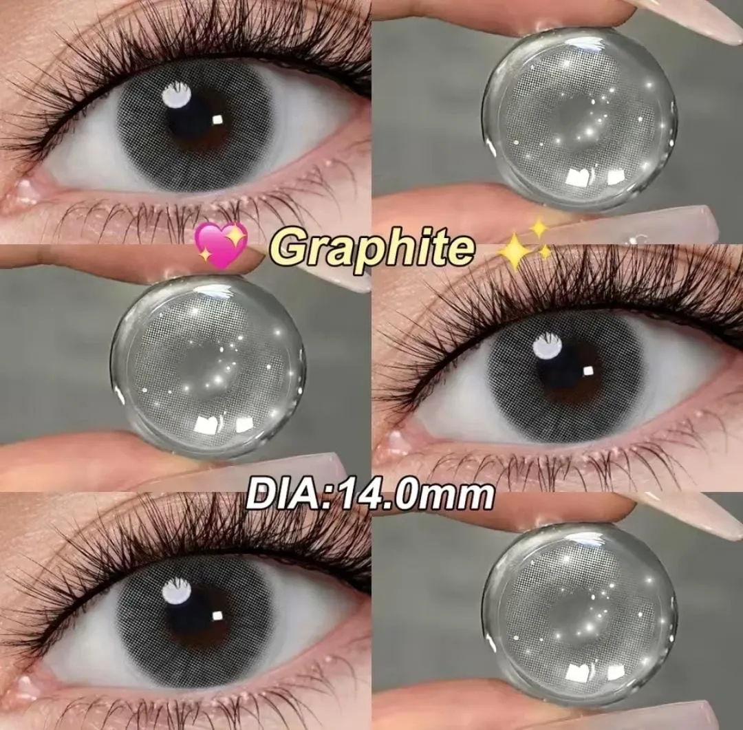 Lentes de contacto - Referencia: GRAPHITE - SIN BORDES - 14.0mm 2