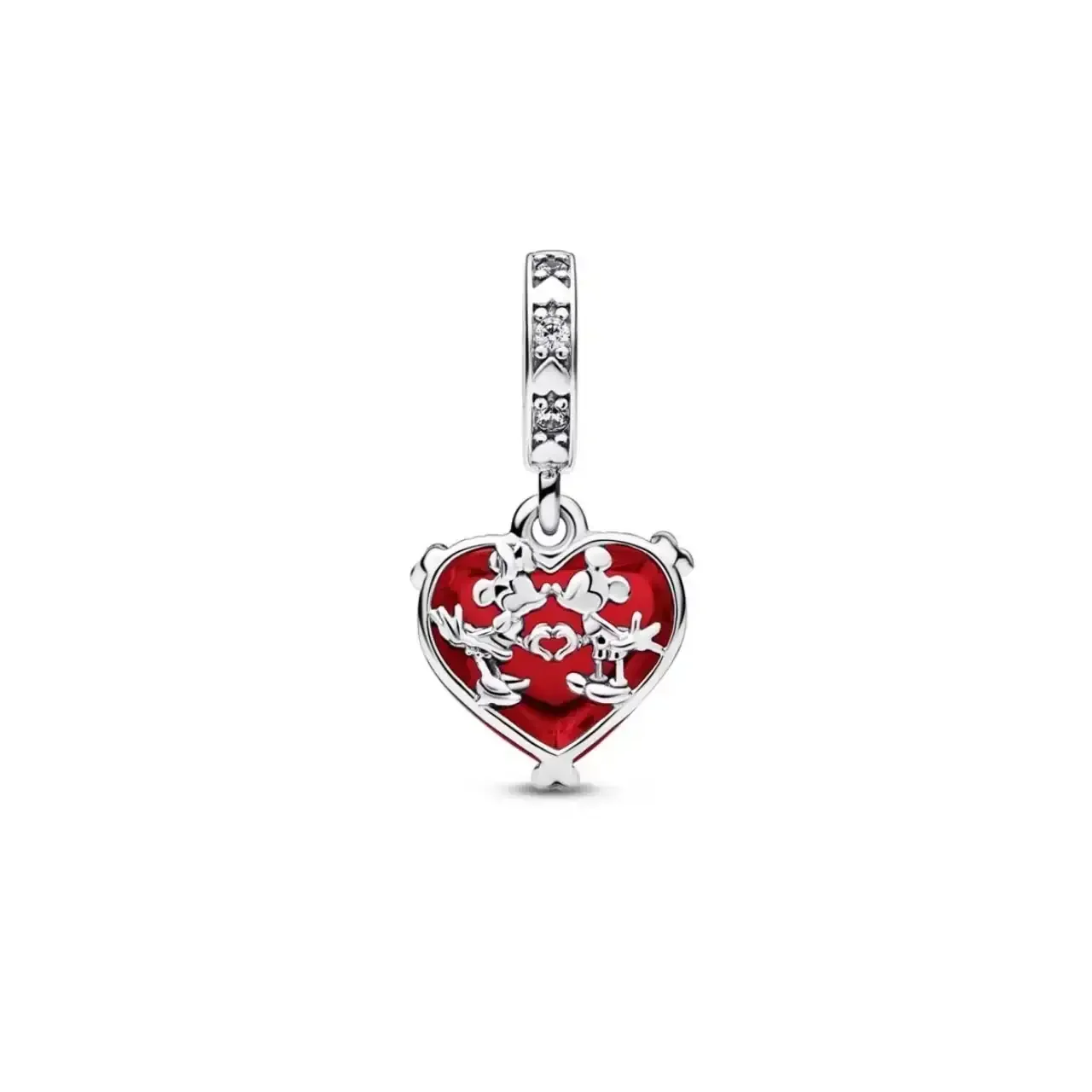 Charm Murano Besos Mickey y Minnie  2