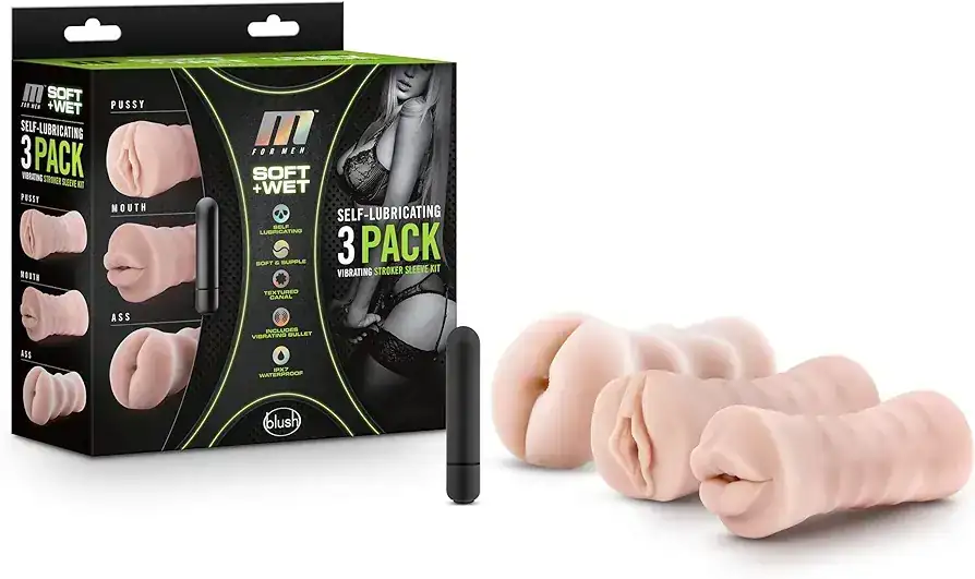 Set 3 pcs masturbador