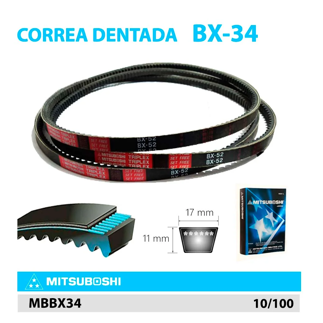 CORREA DENT MITSUBOSHI BX-34