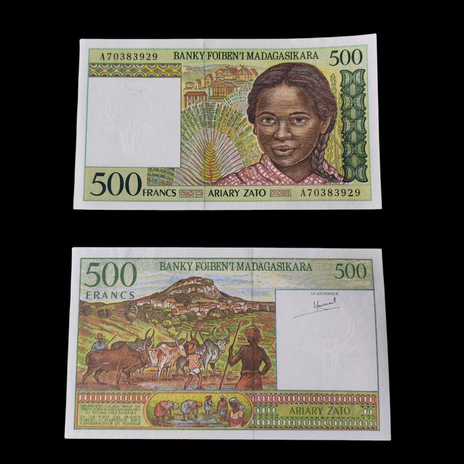 ° Madagascar 500 Francos UNC 