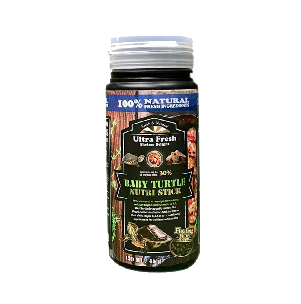 Ultra fresh nutristicks para tortugas bebes x 45 grs.