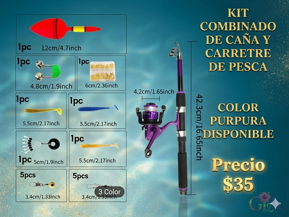 Kit de pesca 