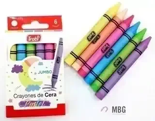 Crayones Trabi Pastel