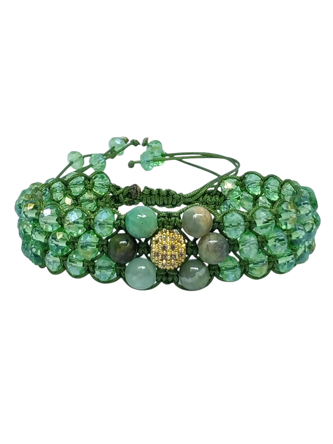 Pulsera Calcita Verde 2