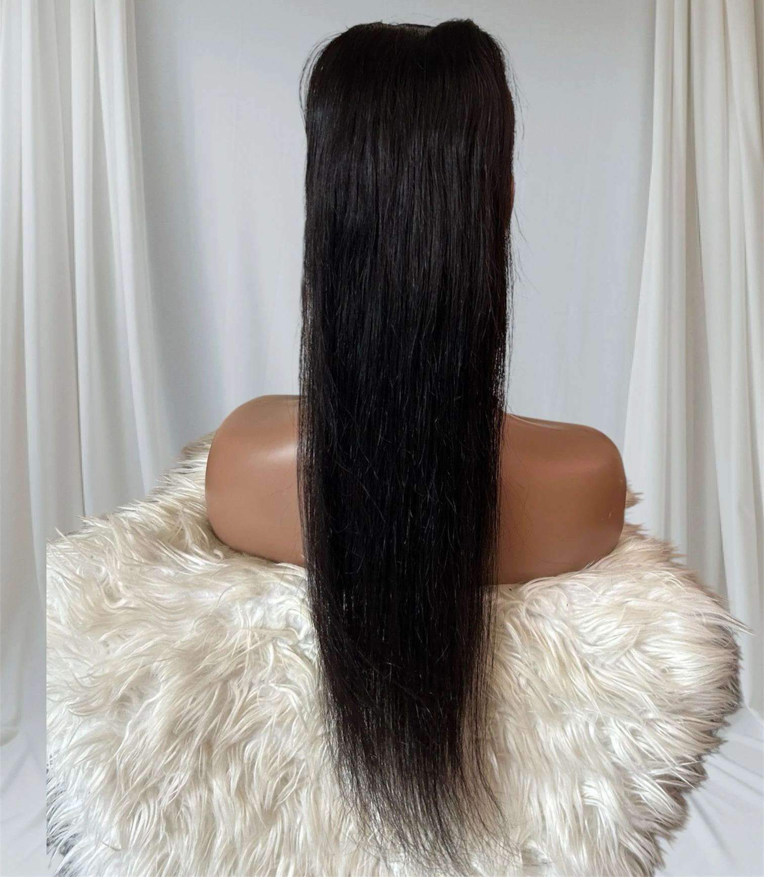 Cola de cabello humano 24 pulgadas  3