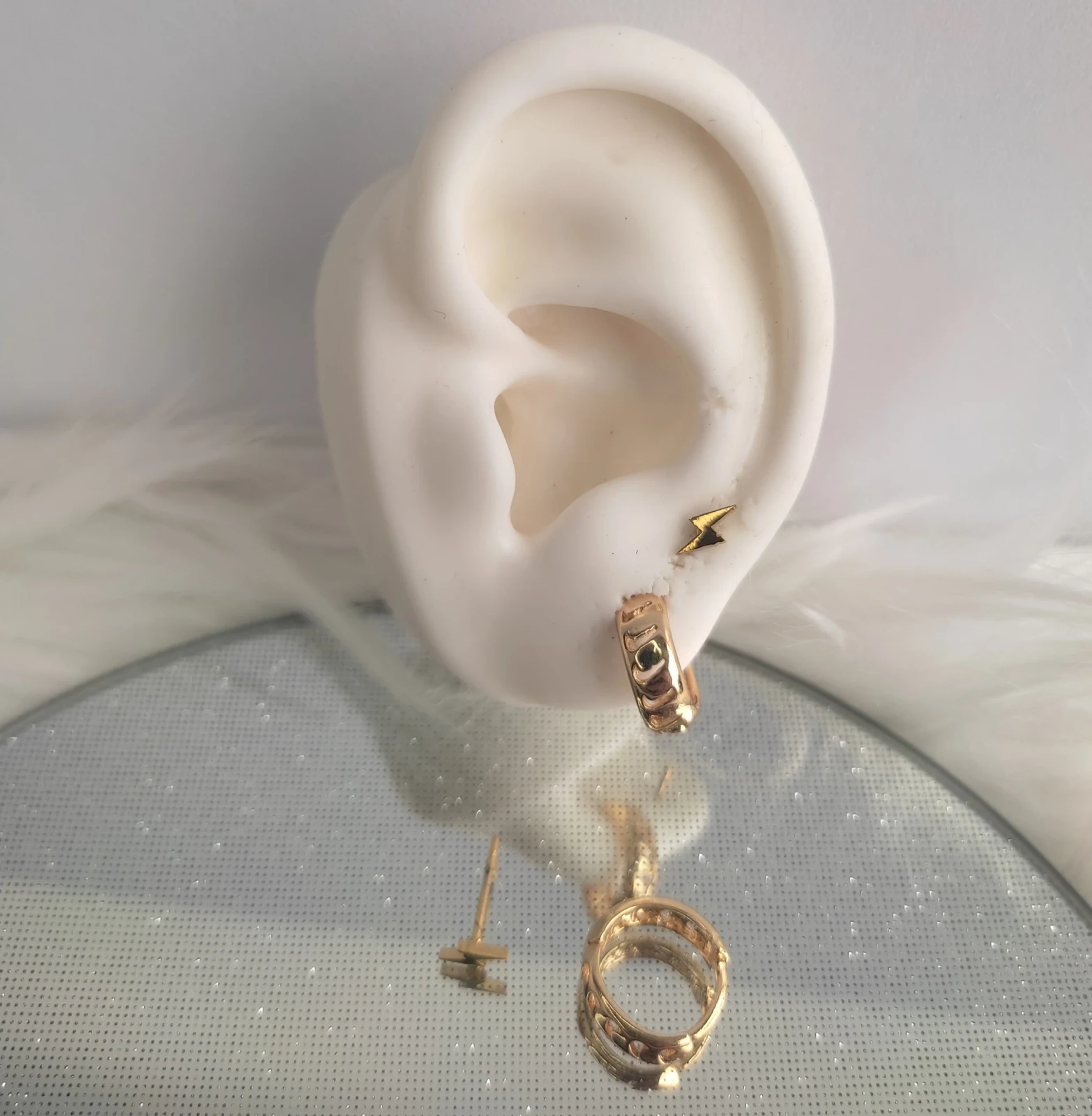 DUO ARETES RAYITO  3