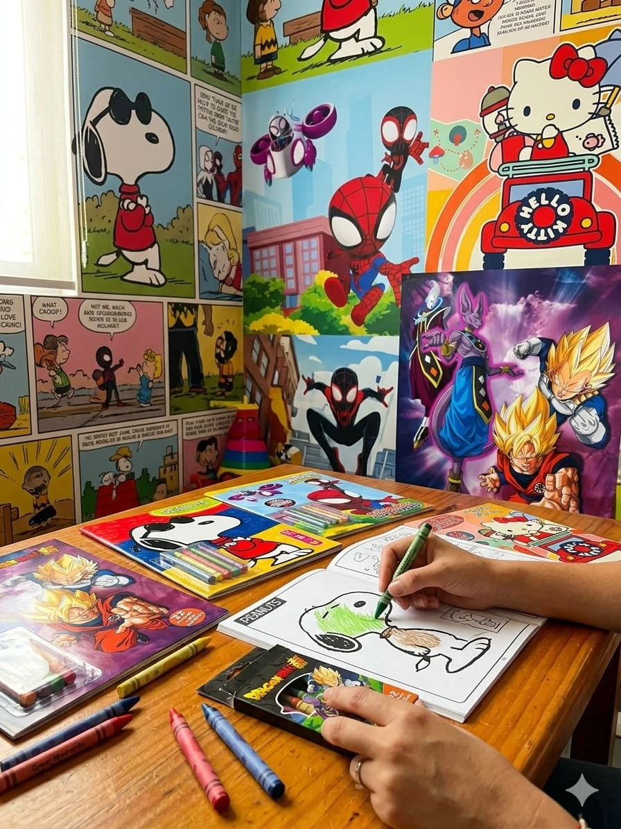 LIBRO CON CRAYOLA PARA COLOREAR