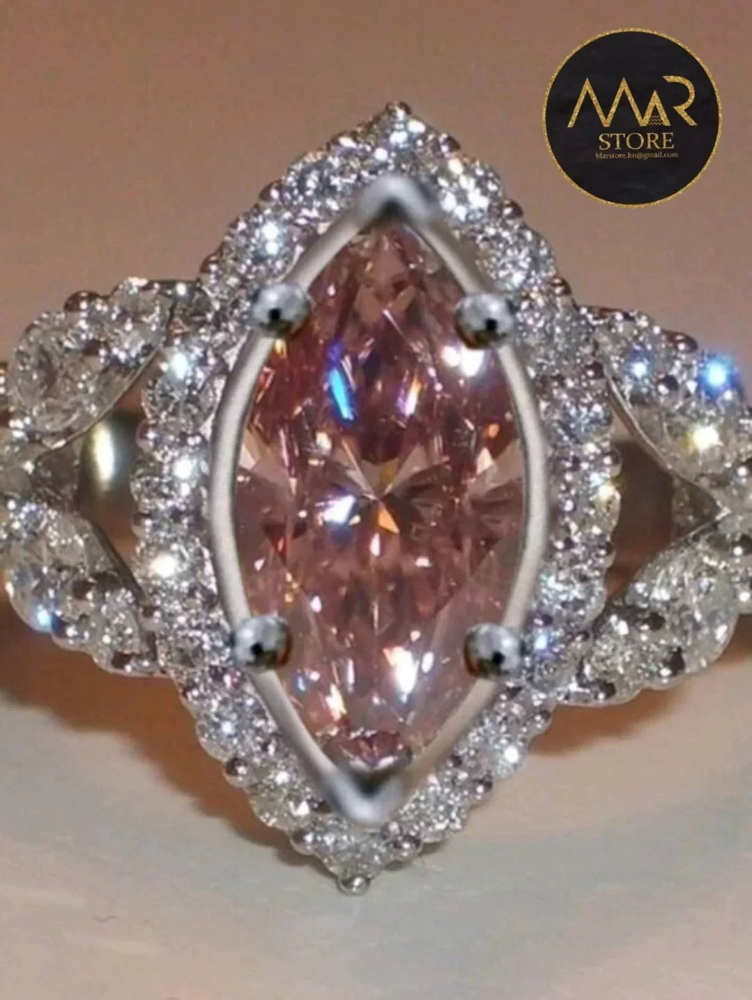 Exquisito elegante aniño en aleación y zirconia 