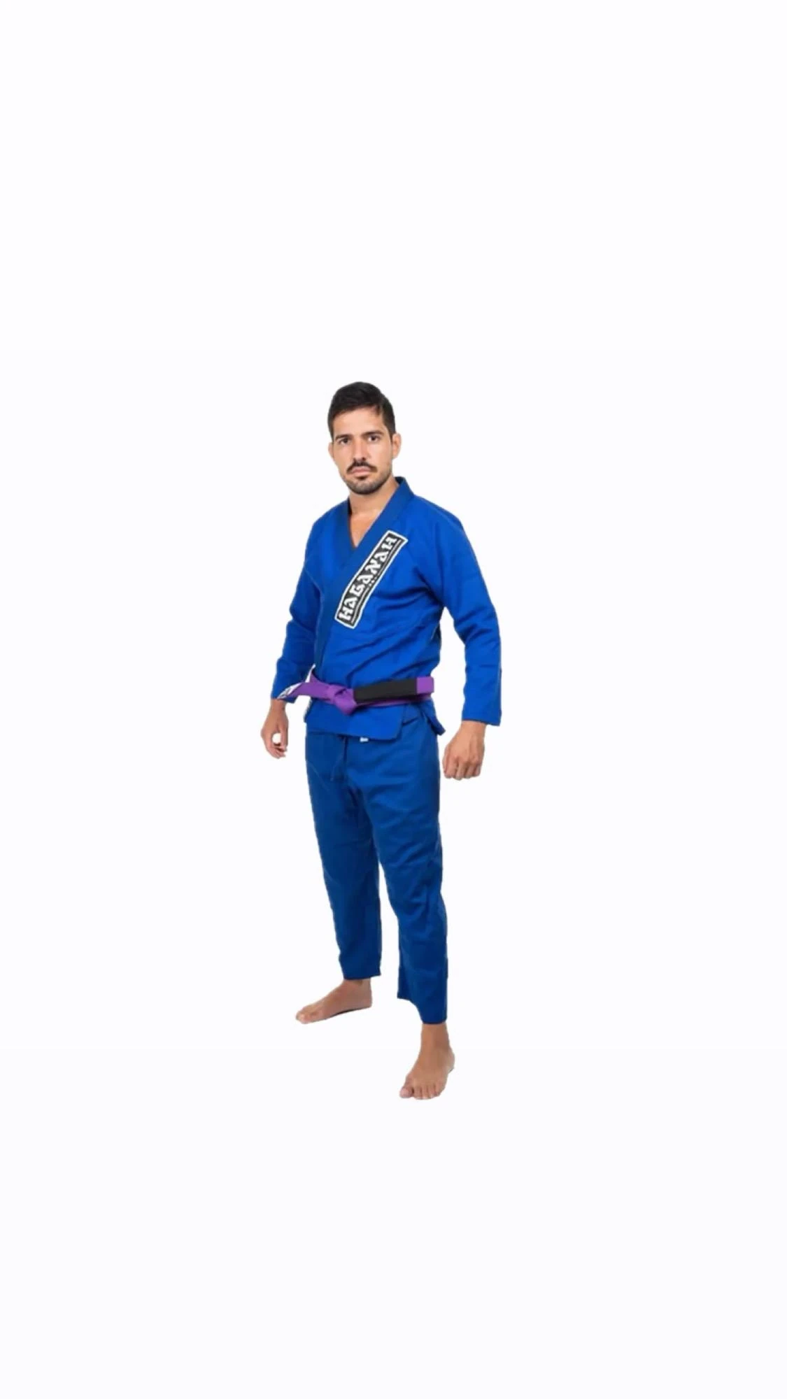 KIMONO ADULTO TRANÇADO JIU-JITSU HAGANAH 