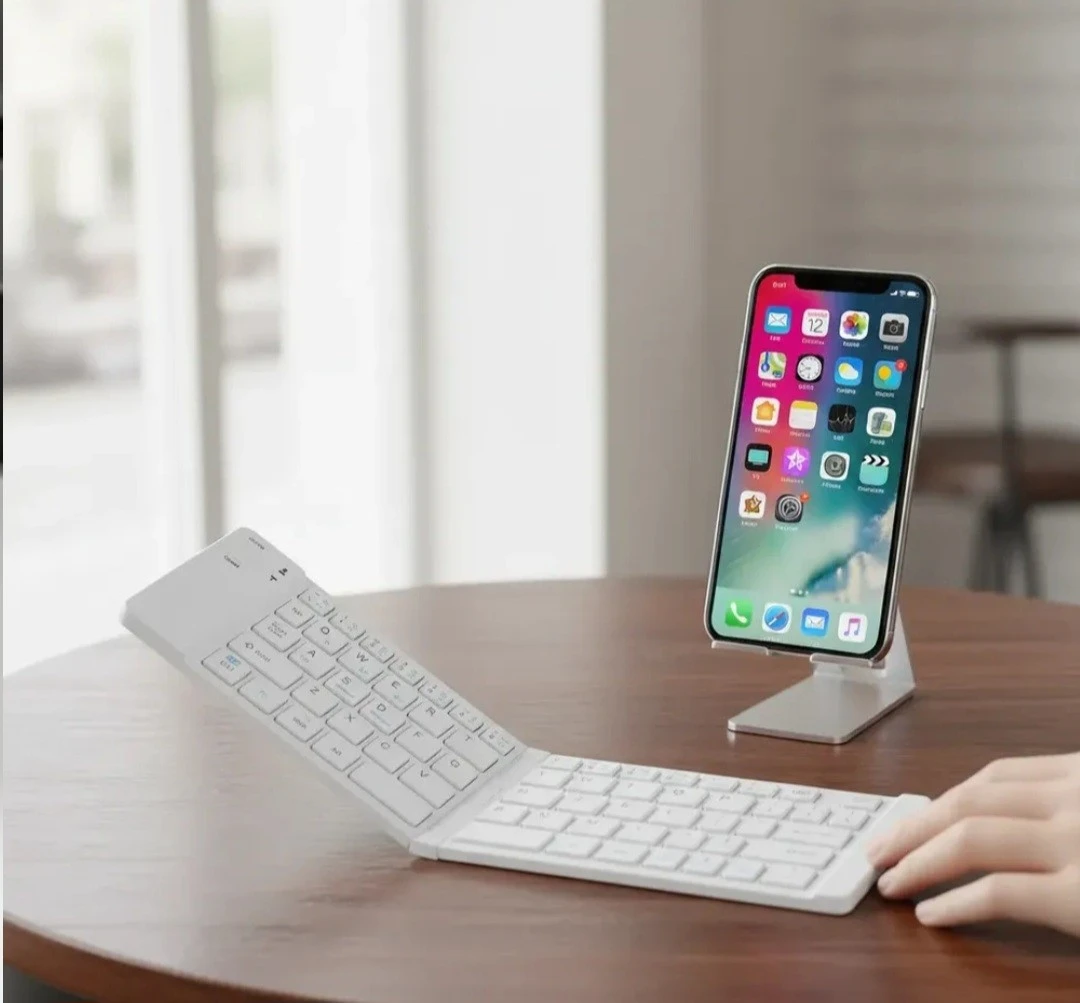 Mini Teclado Inalambricc Plegable Portatil, Bluetooth 2