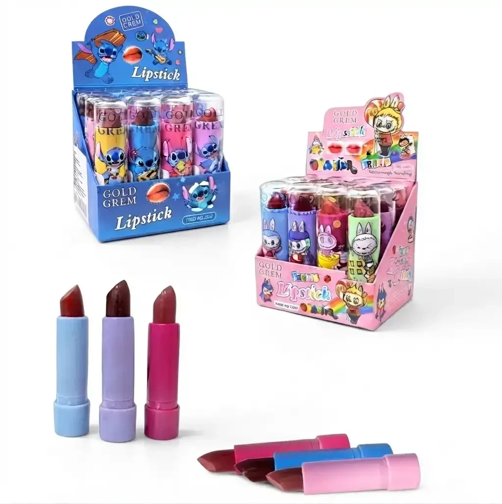 6 Labiales en Barra Stitch - Labubu