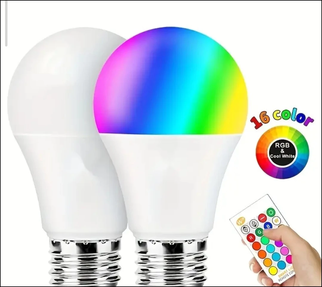 Bombilla LED RGB  3