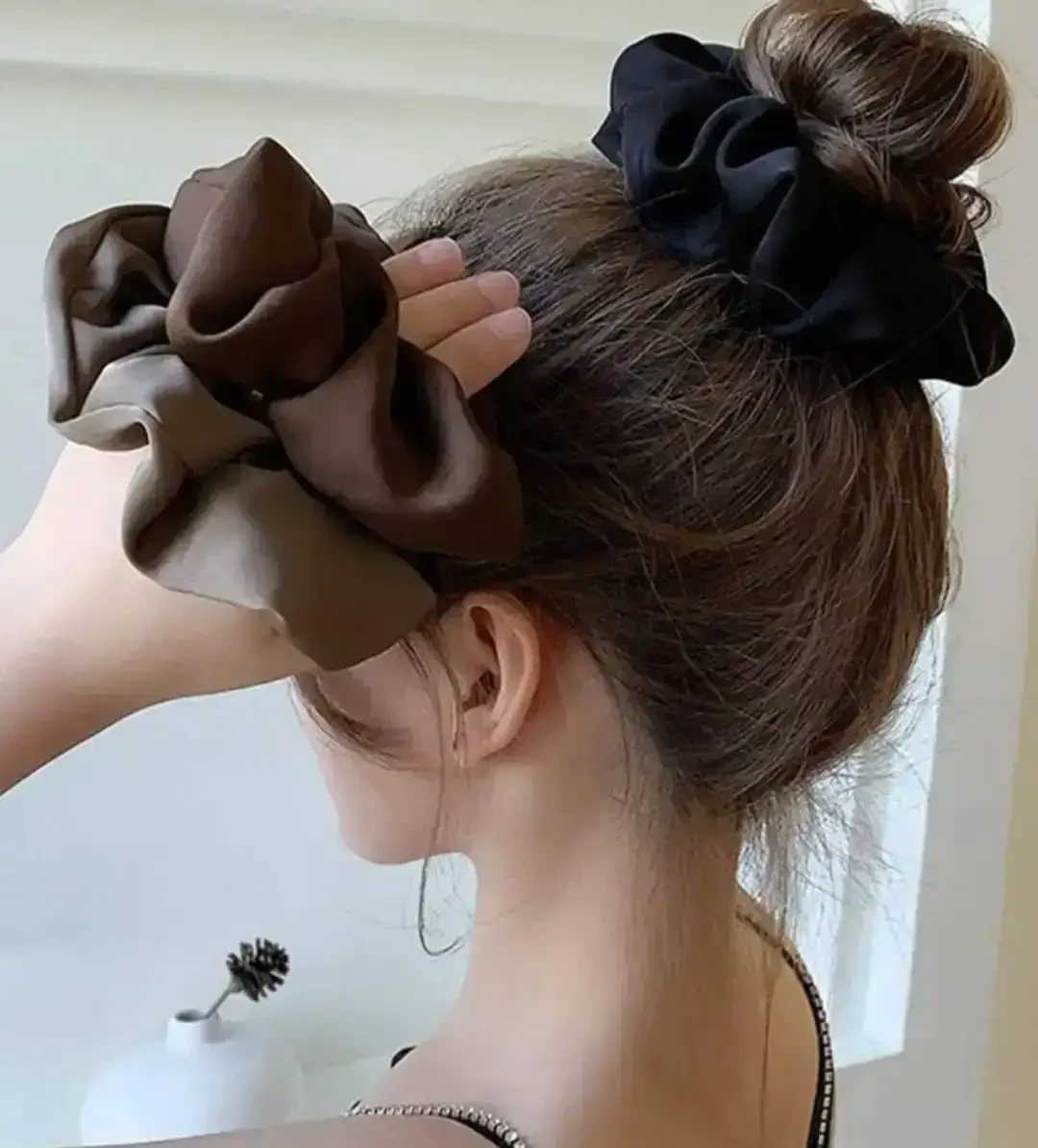 1 Scrunch de satén 