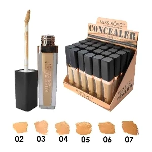 CORRECTOR LIQUIDO PRESENTACION CUADRADA TAPA NEGRA MISS ROSE 7G