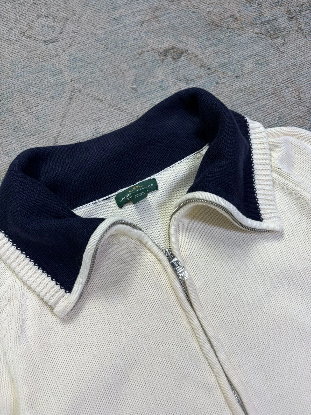 LAUREN JEANS CO. RALPH LAUREN HALF-ZIP SWEATER 6