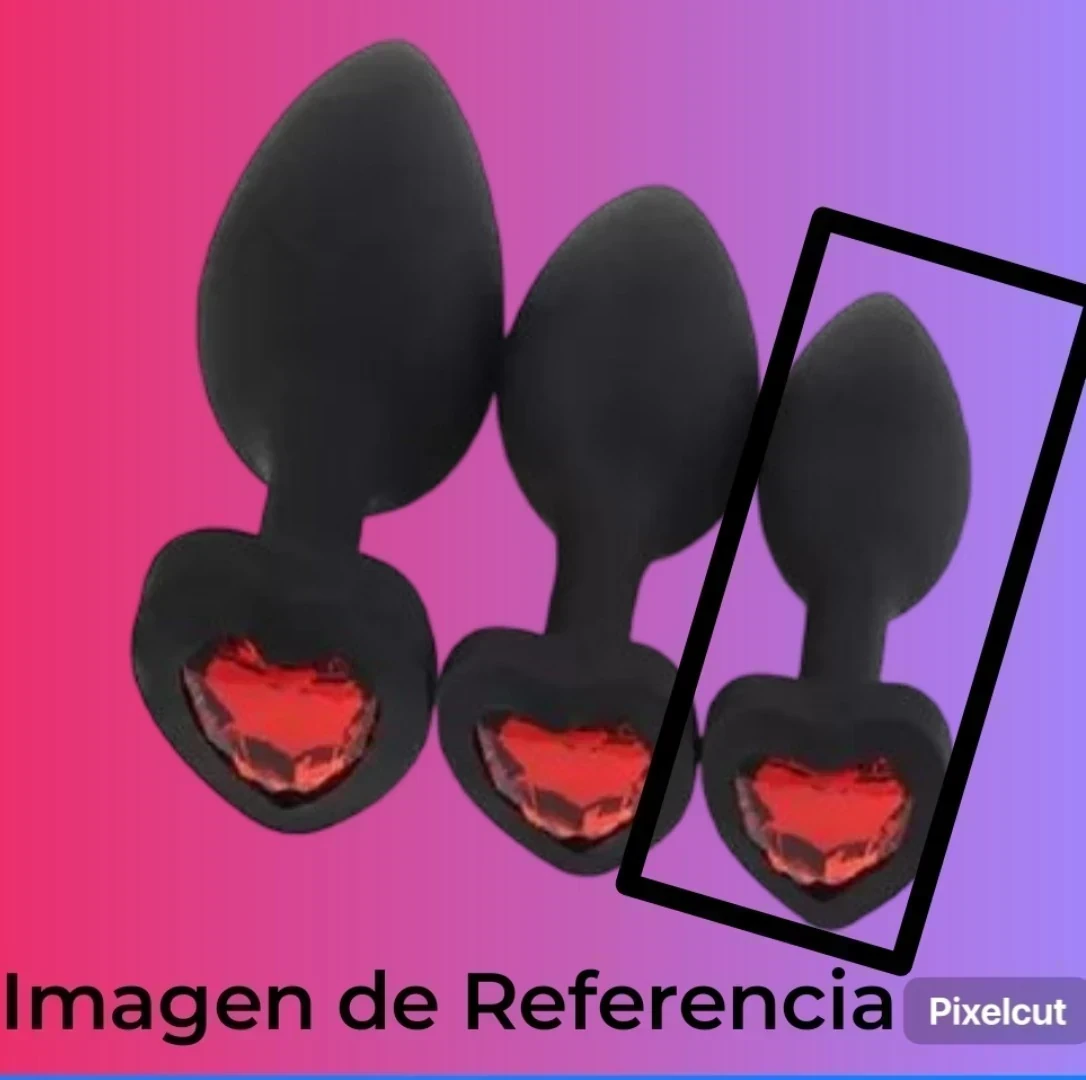 Plug Corazón Silicón Chico