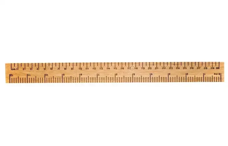 Regla de madera de 30 cm graduada 2