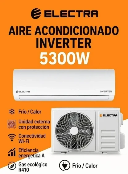 AIRE ACONDICIONADO ELECTRA 5200W INVERTER