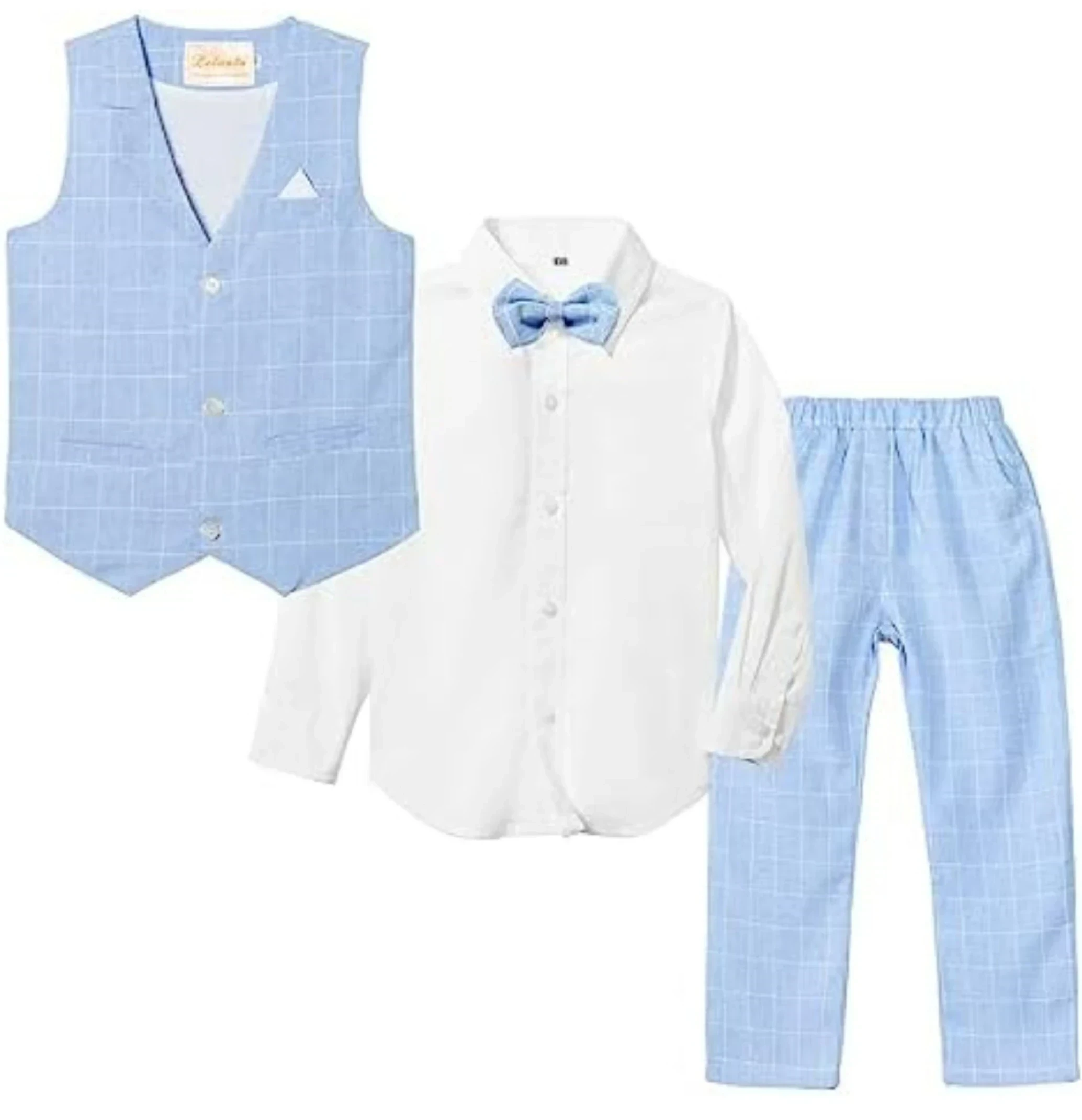 TRAJE ELEGANTE LARGO  4
