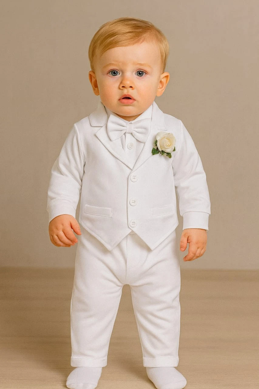TRAJE ELEGANTE LARGO BEBÉ 
