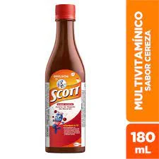 EMULSION SCOTT X 180 ML CEREZA GSK