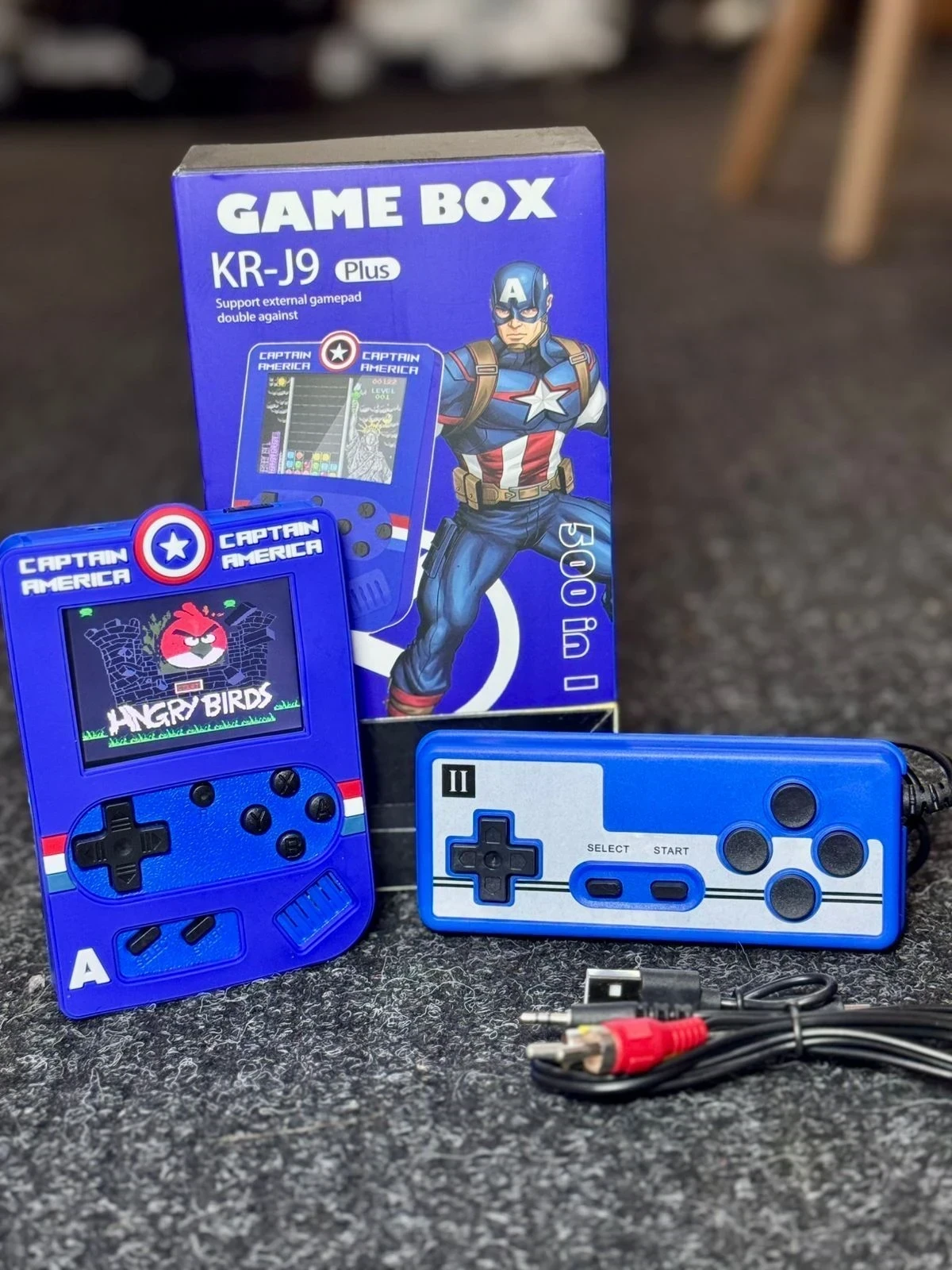 CONSOLA RETRO 500 JUEGOS EN 1 - INCLUYE CONTROL, CARGADOR Y CABLE  5