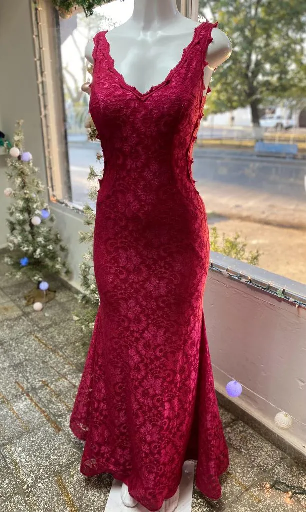Vestido estilo Sirena, Talla 6