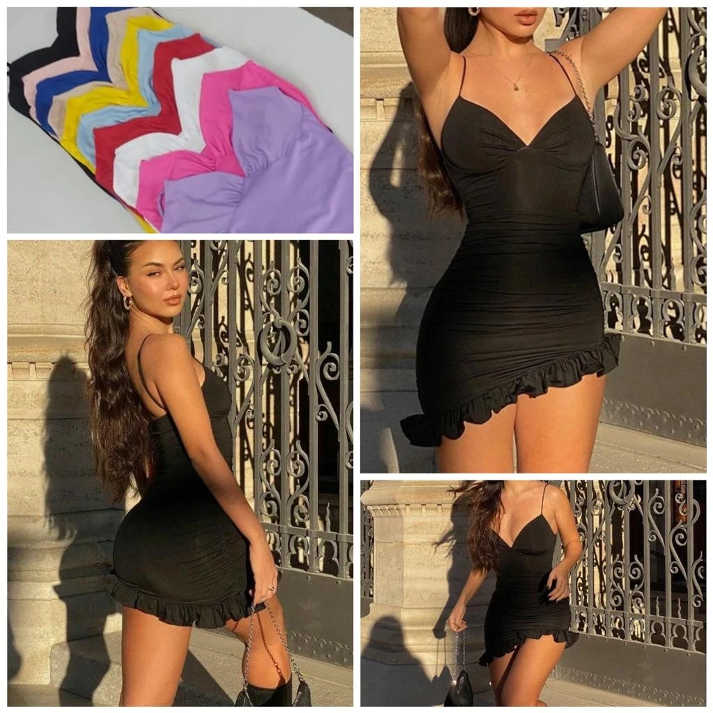 VESTIDO CORTE DIAGONAL