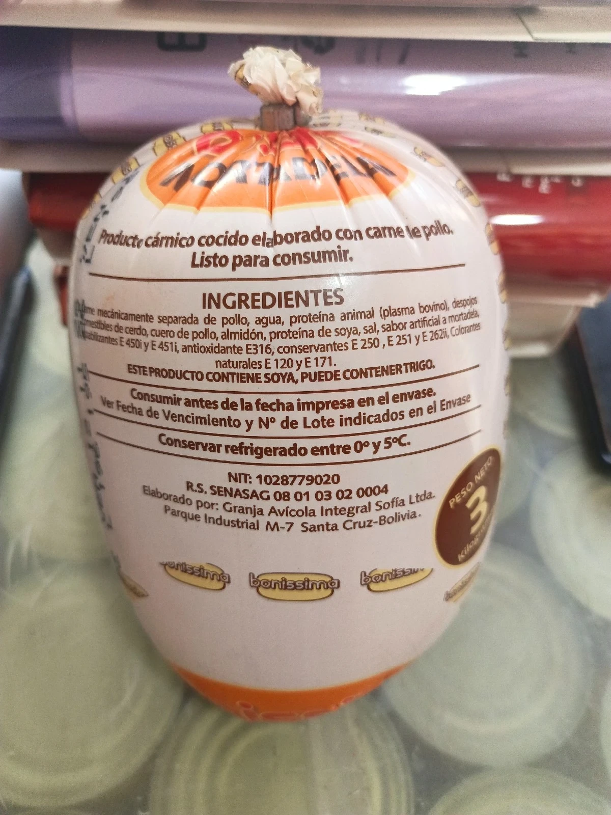 MORTADELA 1k  buenicima  de sofia 