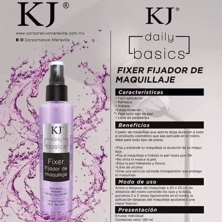 Fijador de maquillaje KJ